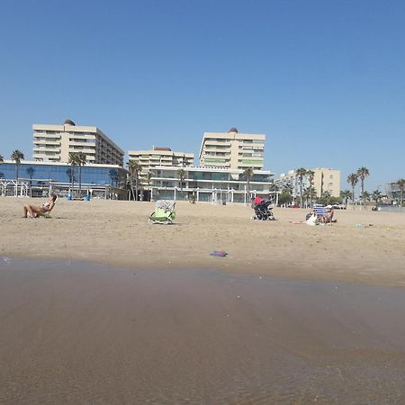 Apartamento Dos Habitaciones Primera Linea De Playa Valencie Exteriér fotografie