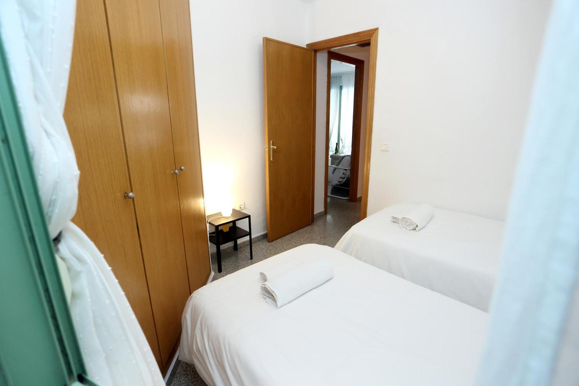 Apartamento Dos Habitaciones Primera Linea De Playa Valencie Exteriér fotografie