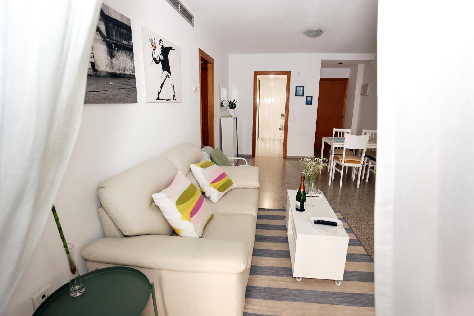 Apartamento Dos Habitaciones Primera Linea De Playa Valencie Exteriér fotografie