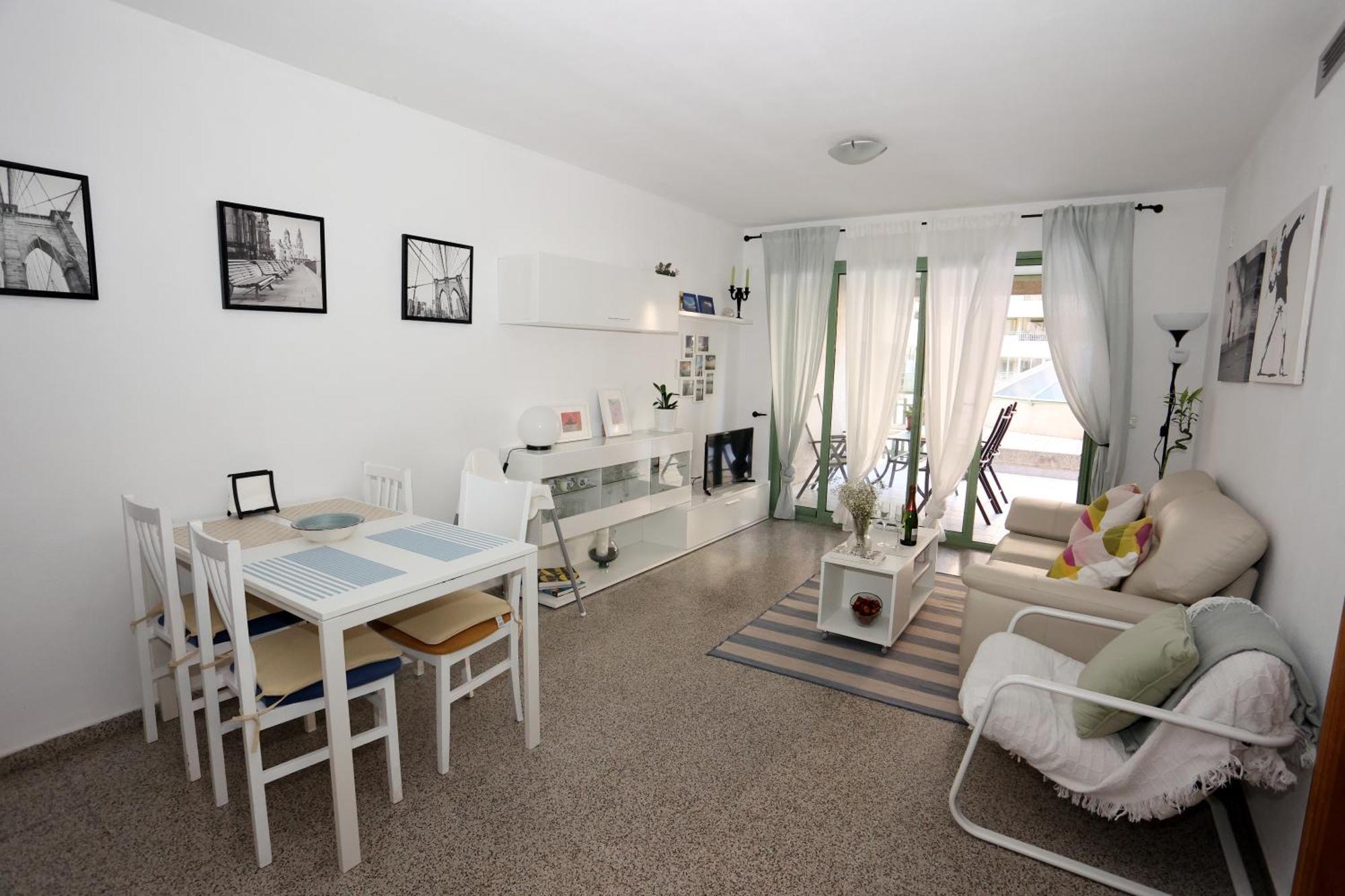 Apartamento Dos Habitaciones Primera Linea De Playa Valencie Exteriér fotografie
