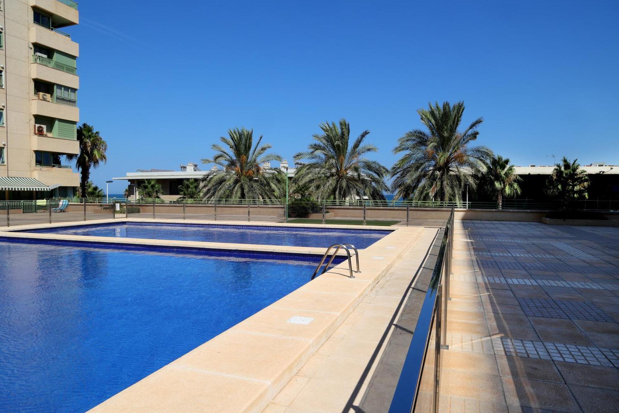Apartamento Dos Habitaciones Primera Linea De Playa Valencie Exteriér fotografie